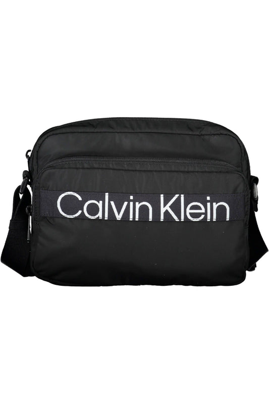 Calvin Klein Black Polyester Men Shoulder Bag