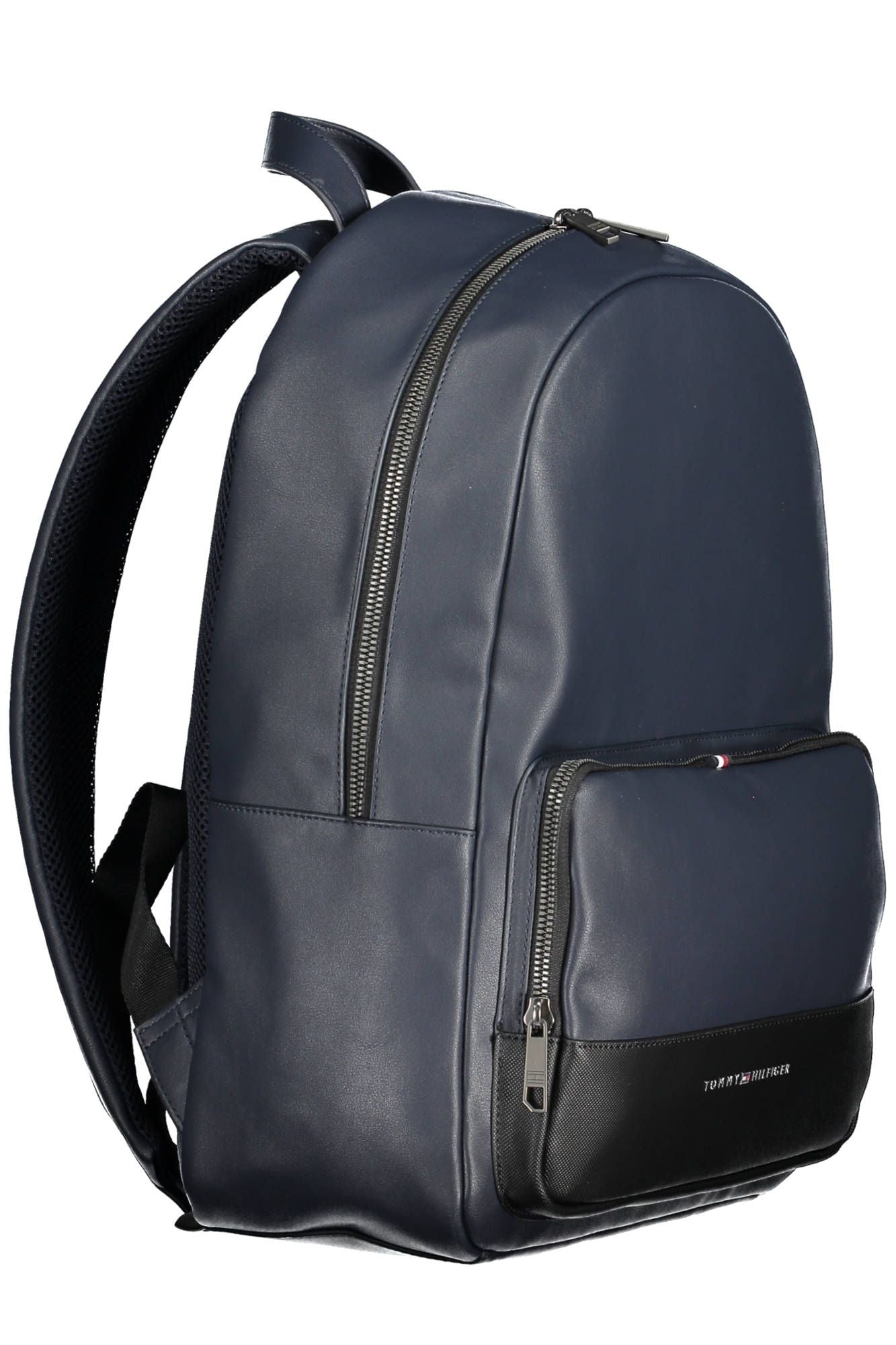 Tommy Hilfiger Blue Polyurethane Men Backpack