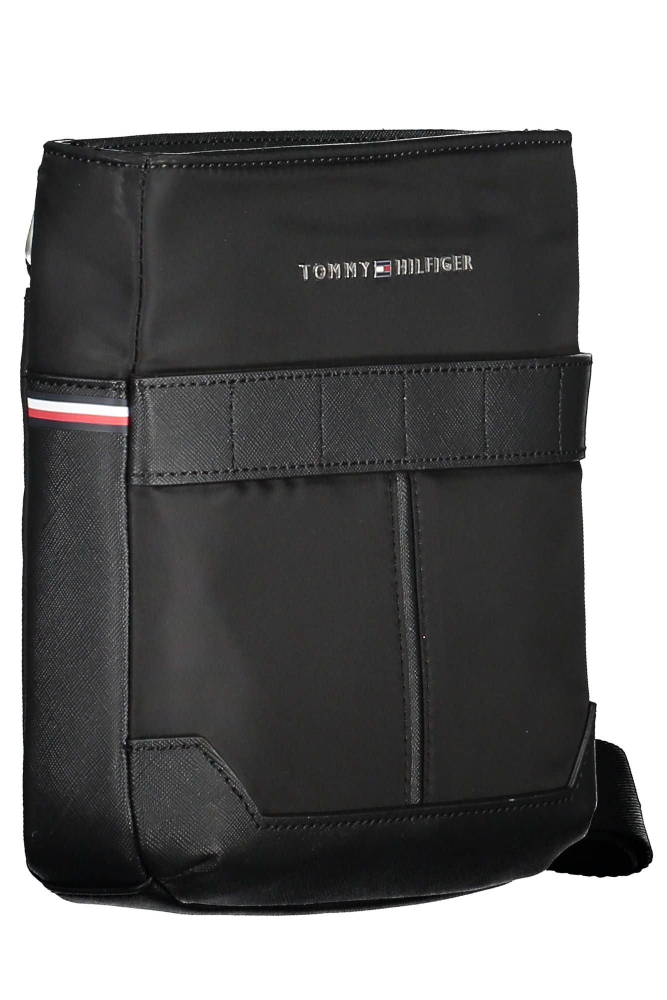 Tommy Hilfiger Black Polyester Men Shoulder Bag