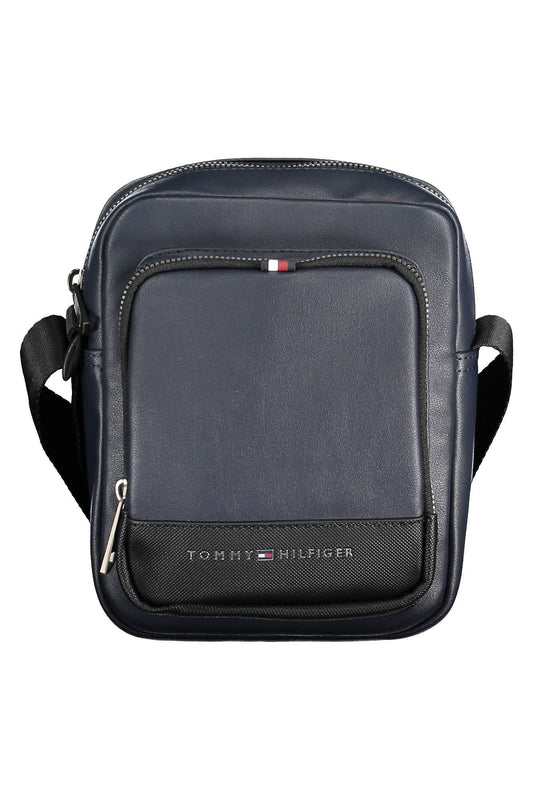 Tommy Hilfiger Blue Polyurethane Men Shoulder Bag