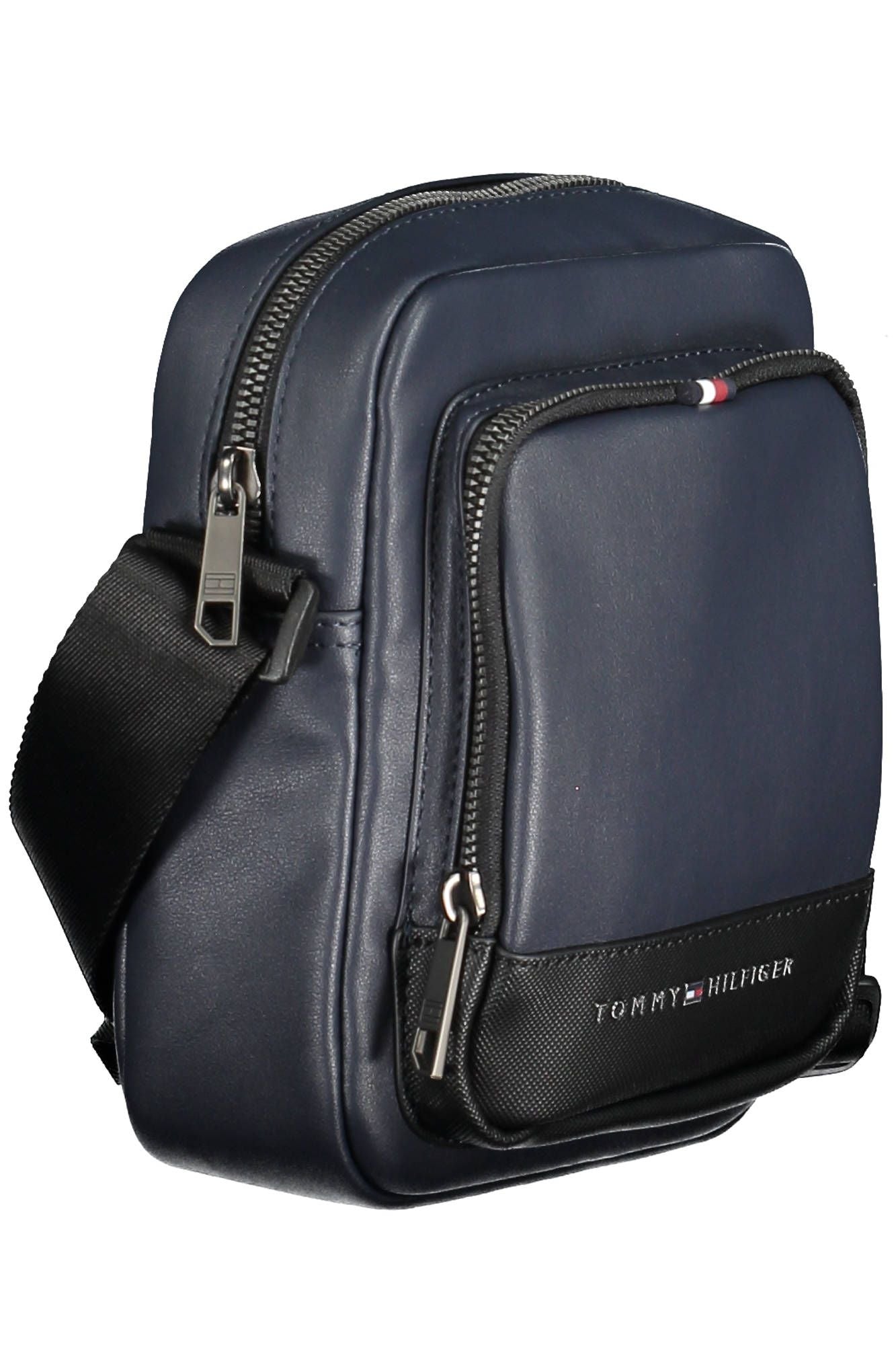 Tommy Hilfiger Blue Polyurethane Men Shoulder Bag