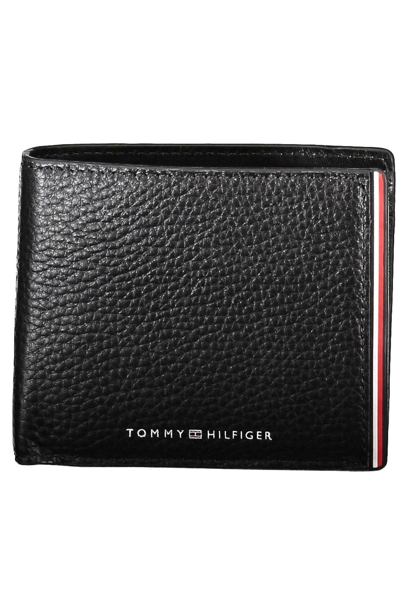 Tommy Hilfiger Black Leather Men Wallet