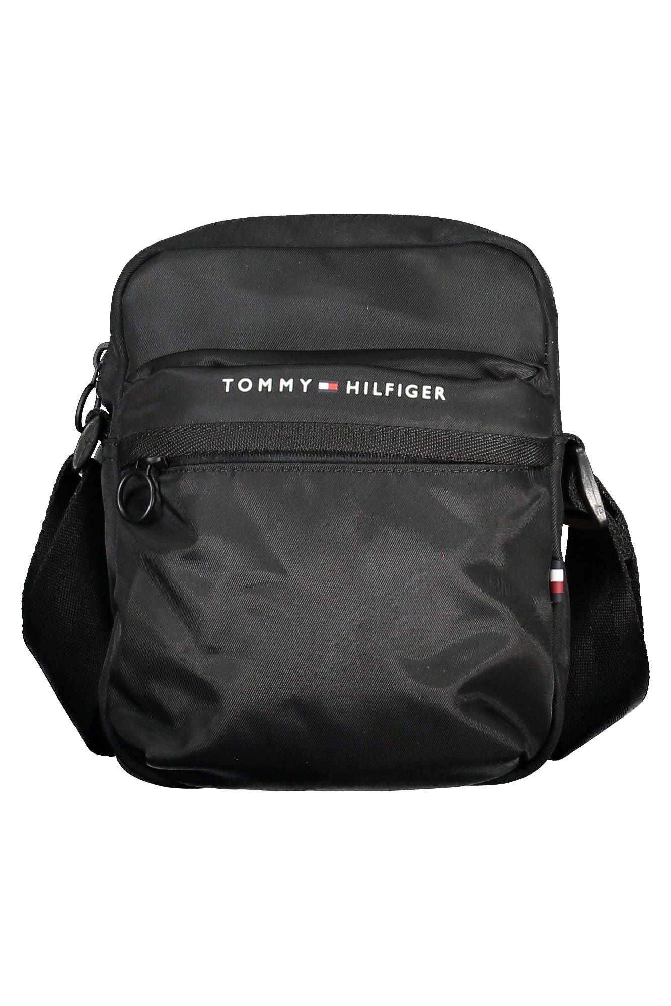 Tommy Hilfiger Black Polyester Men Shoulder Bag