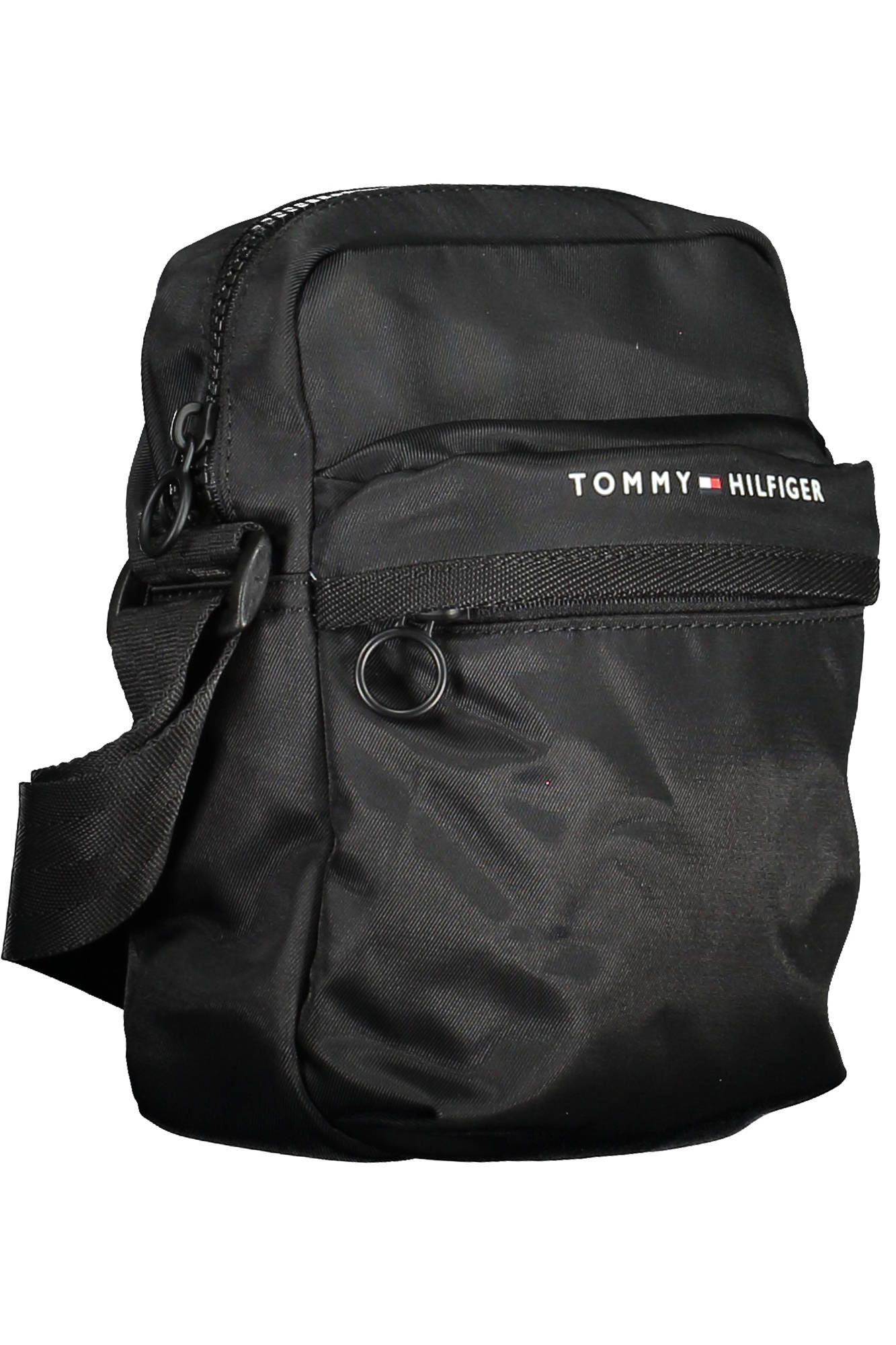 Tommy Hilfiger Black Polyester Men Shoulder Bag