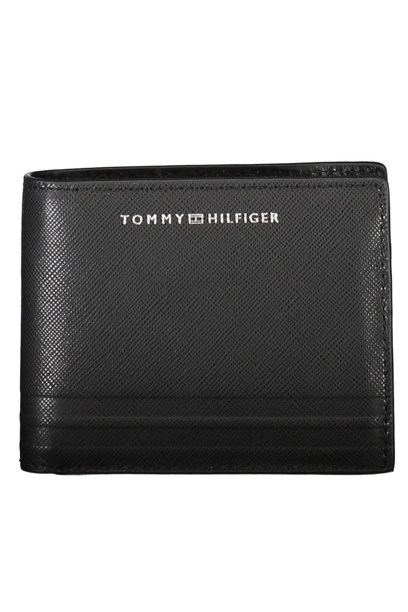 Tommy Hilfiger Black Leather Men Wallet