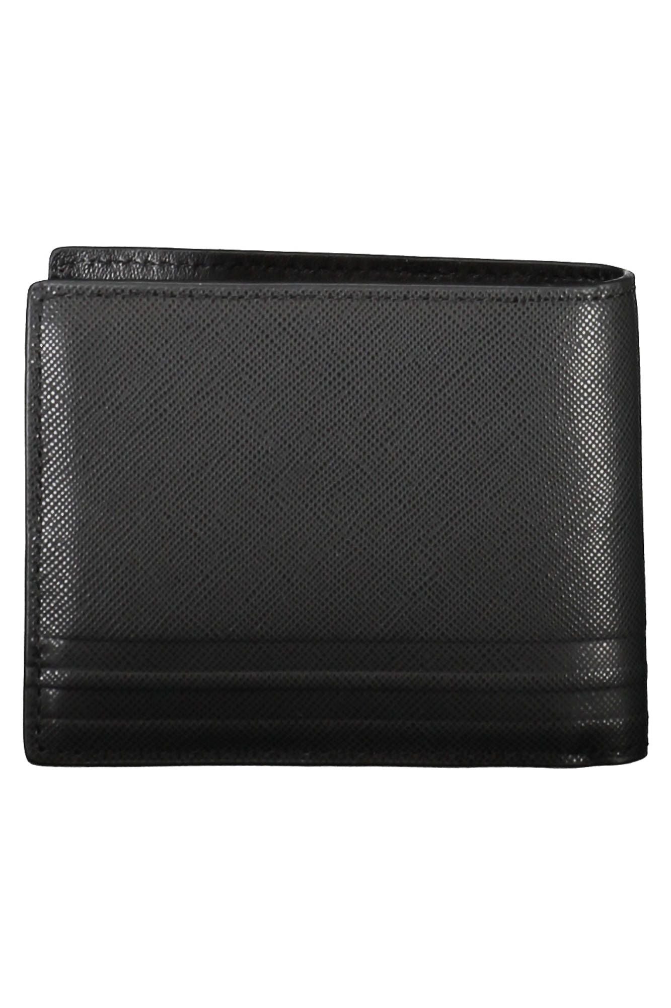 Tommy Hilfiger Black Leather Men Wallet