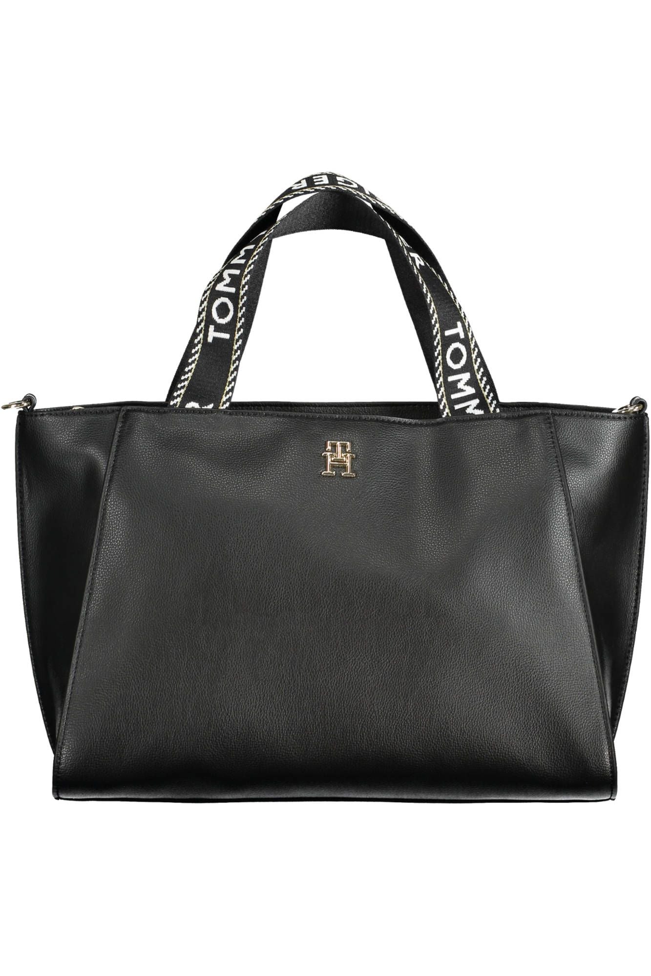 Tommy Hilfiger Black Polyester Women Handbag