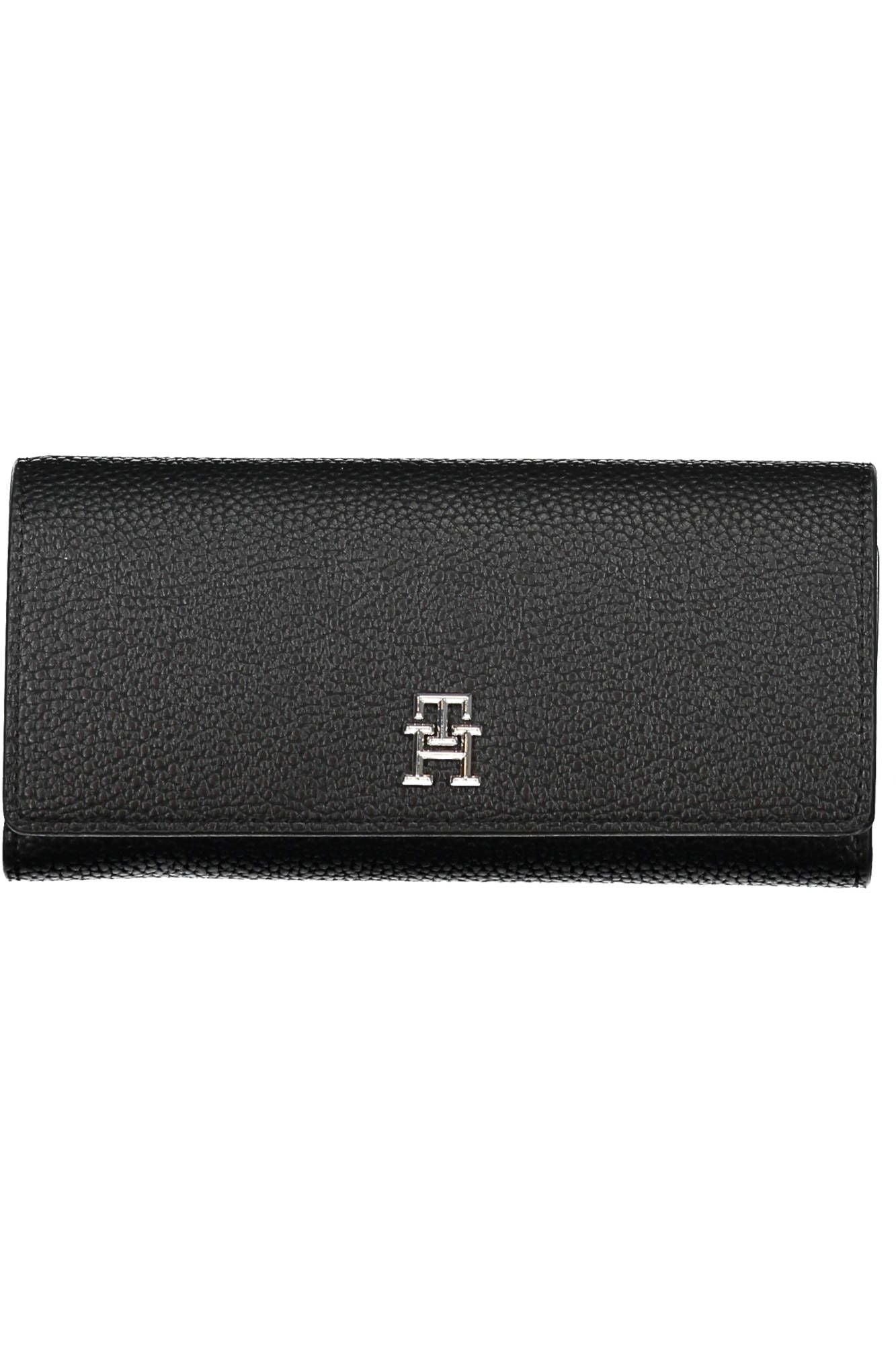 Tommy Hilfiger Black Polyurethane Women Wallet