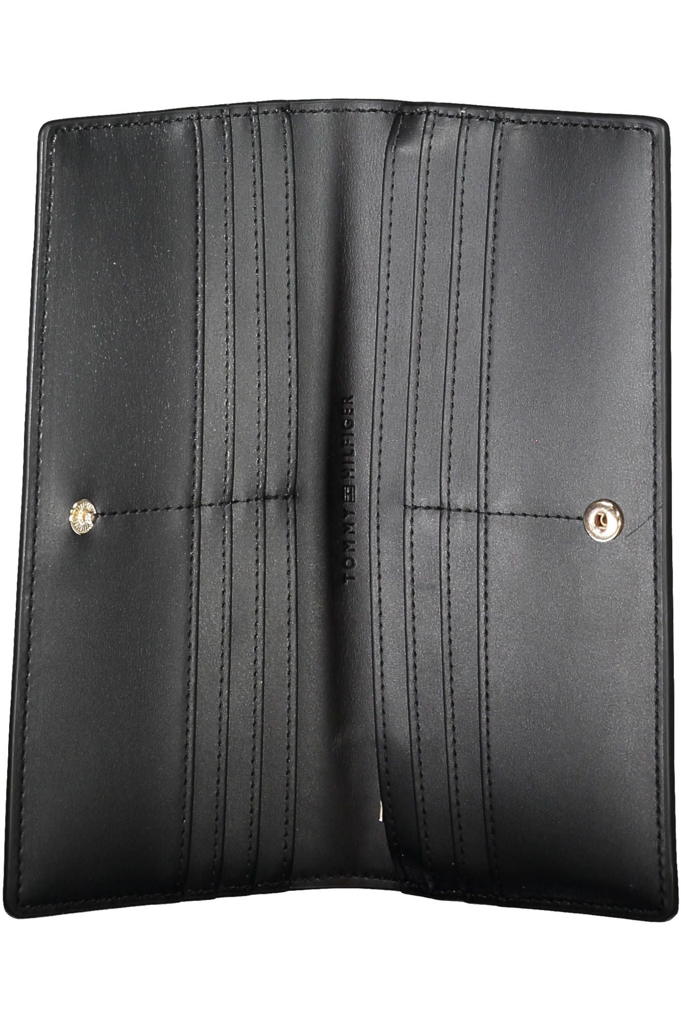 Tommy Hilfiger Black Polyurethane Women Wallet