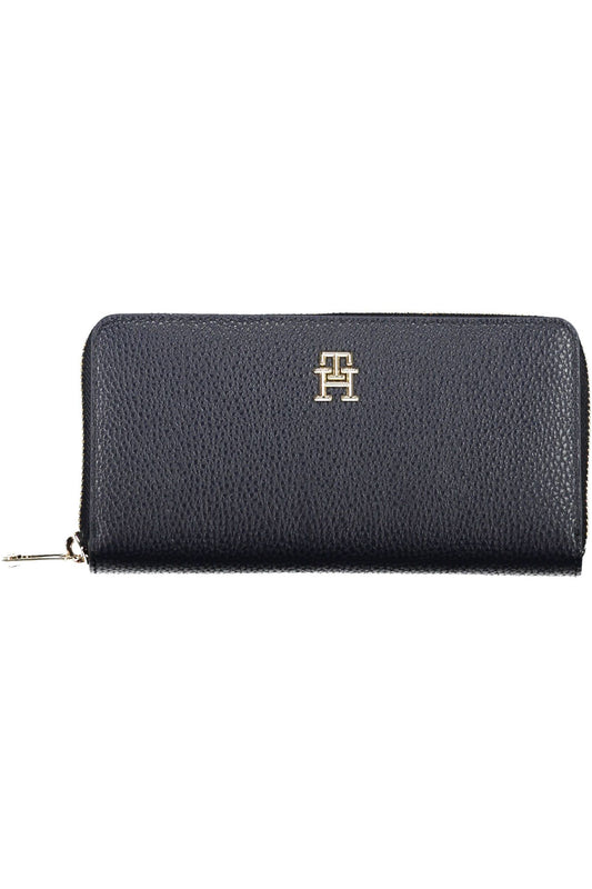 Tommy Hilfiger Blue Polyurethane Women Wallet