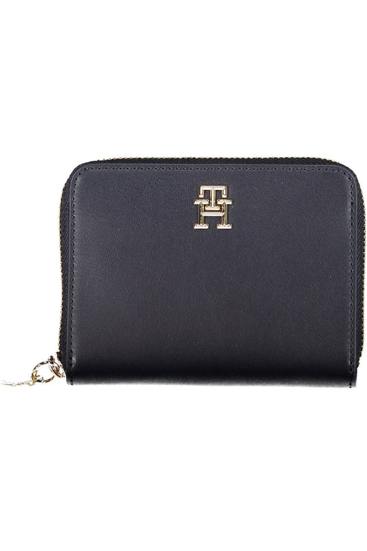 Tommy Hilfiger Blue Polyurethane Women Wallet