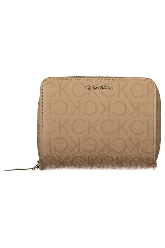 Calvin Klein Beige Polyester Women Wallet