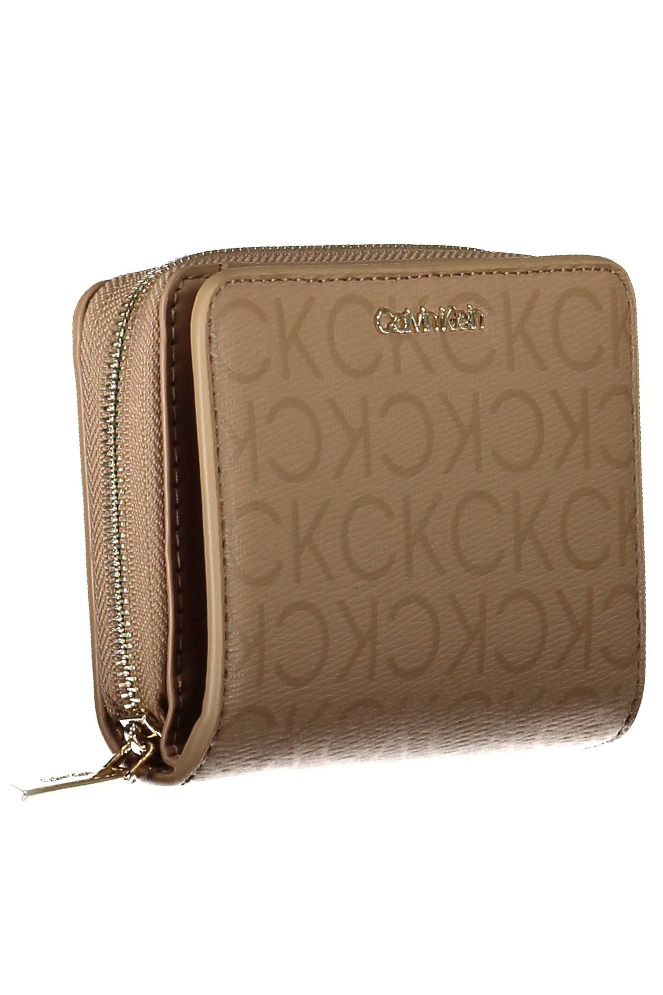 Calvin Klein Beige Polyester Women Wallet