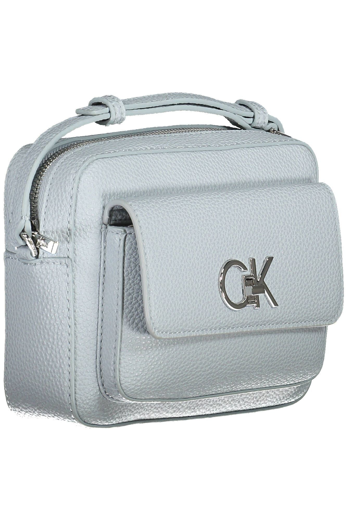 Calvin Klein Light Blue Polyester Women Handbag