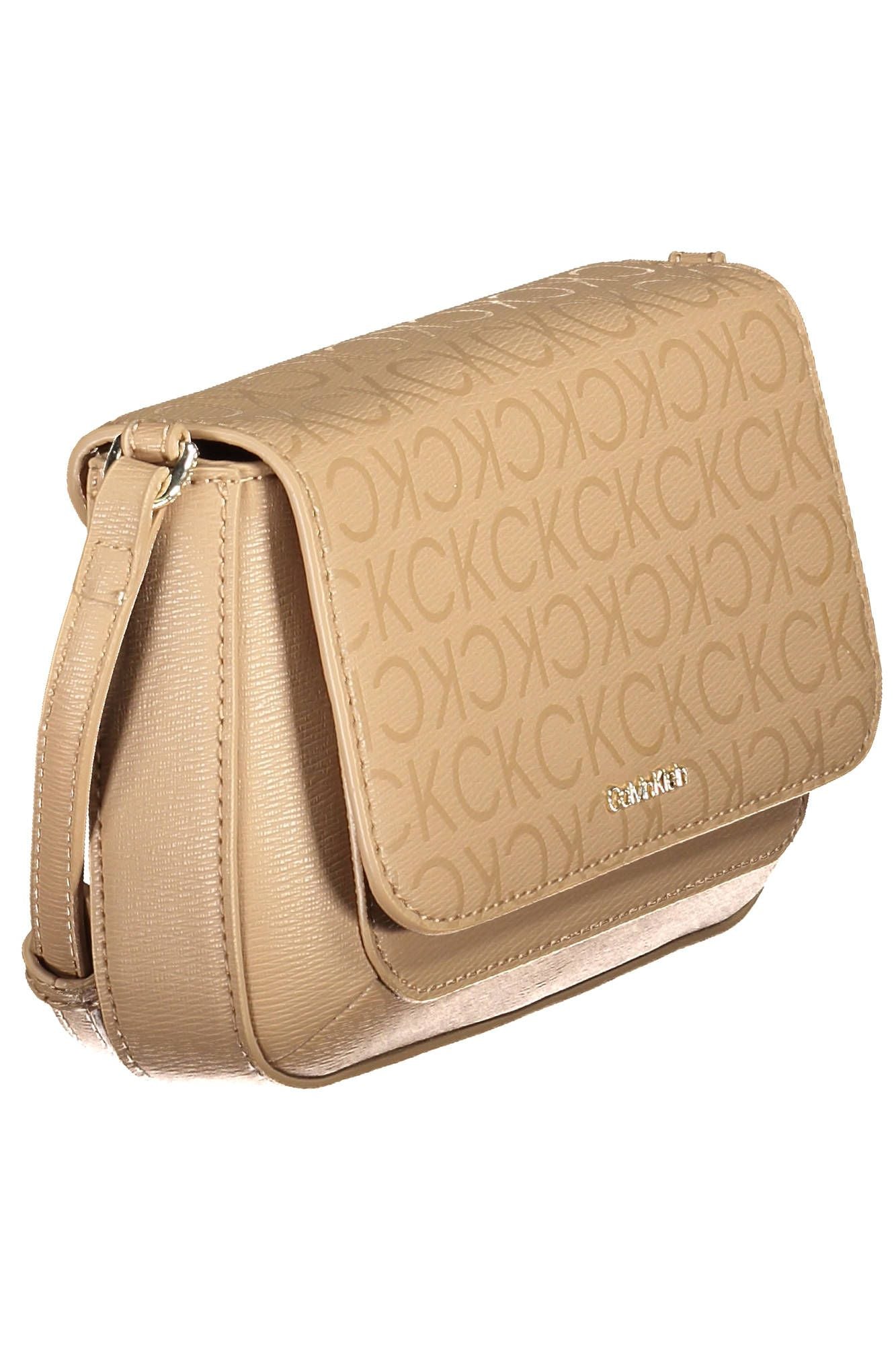 Calvin Klein Beige Polyester Women Handbag