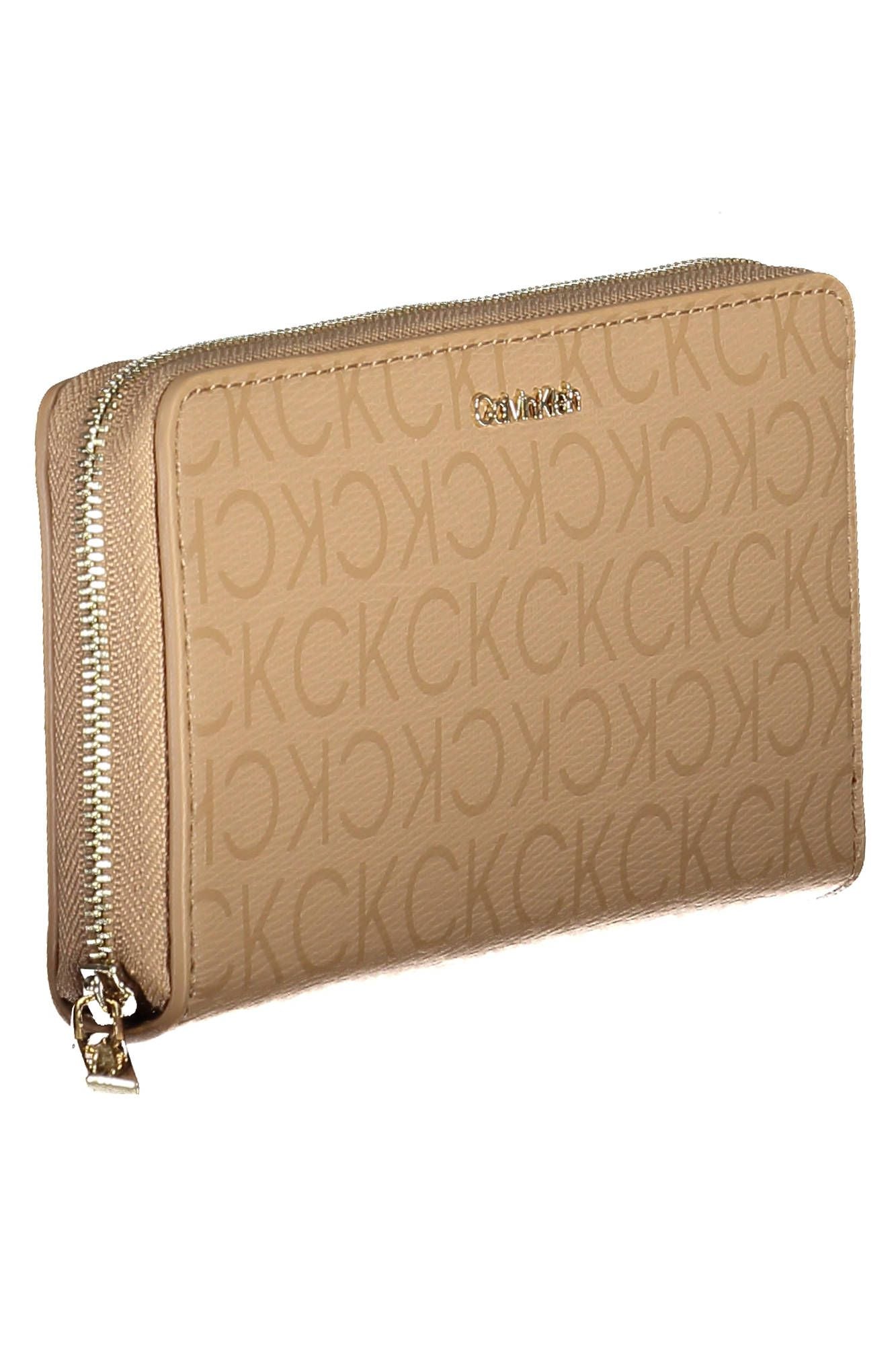 Calvin Klein Beige Polyester Women Wallet