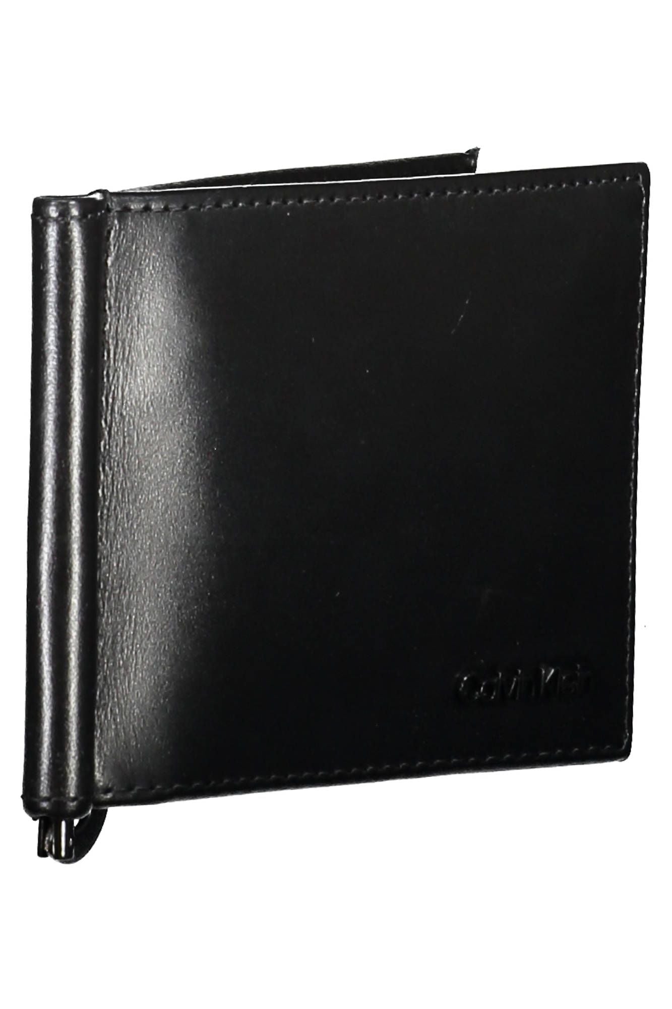 Calvin Klein Black Leather Mens Wallet