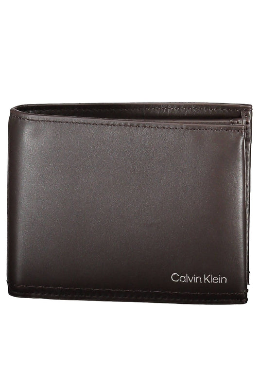 Calvin Klein Brown Leather Men Wallet