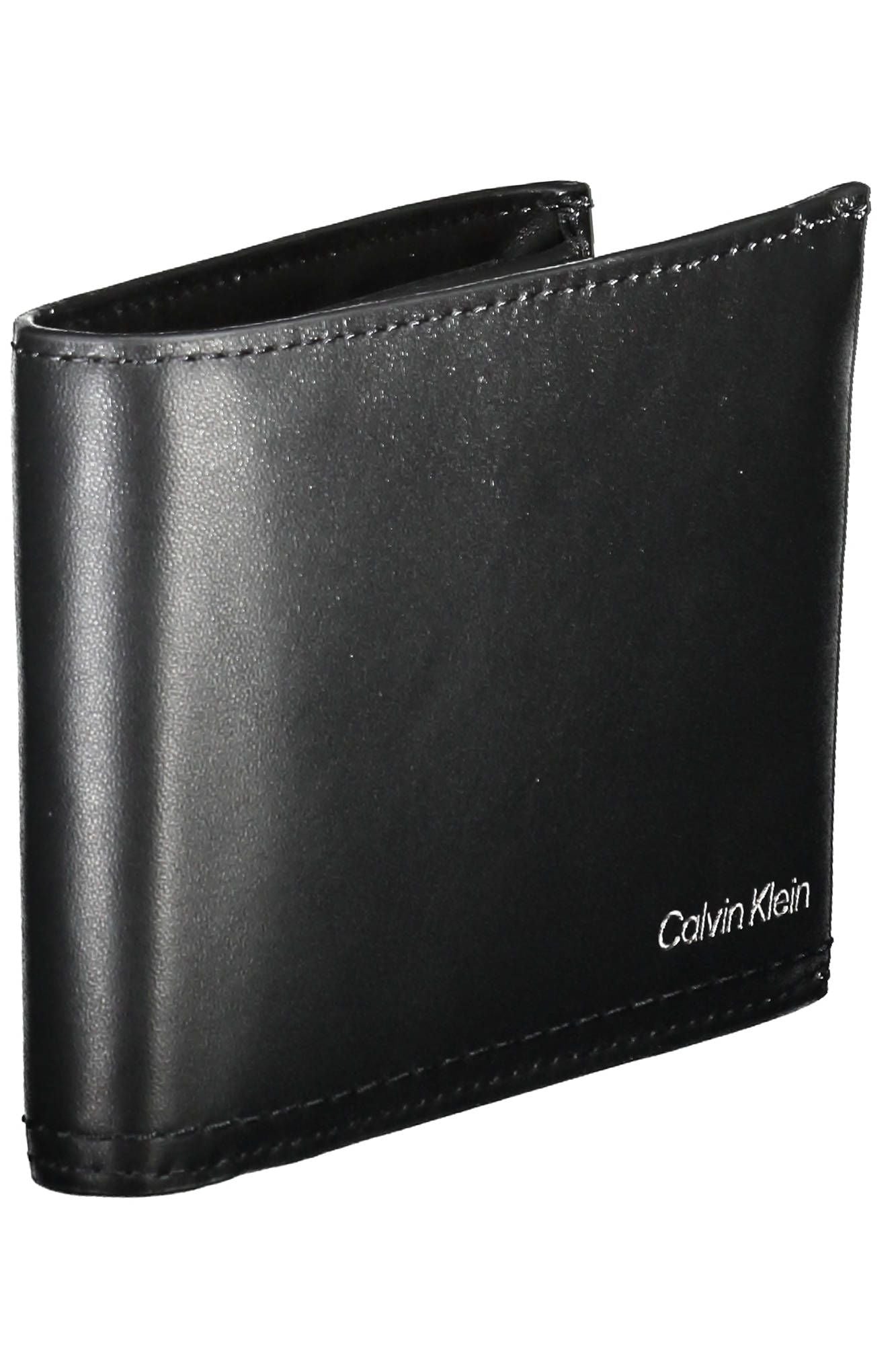 Calvin Klein Black Leather Men Wallet