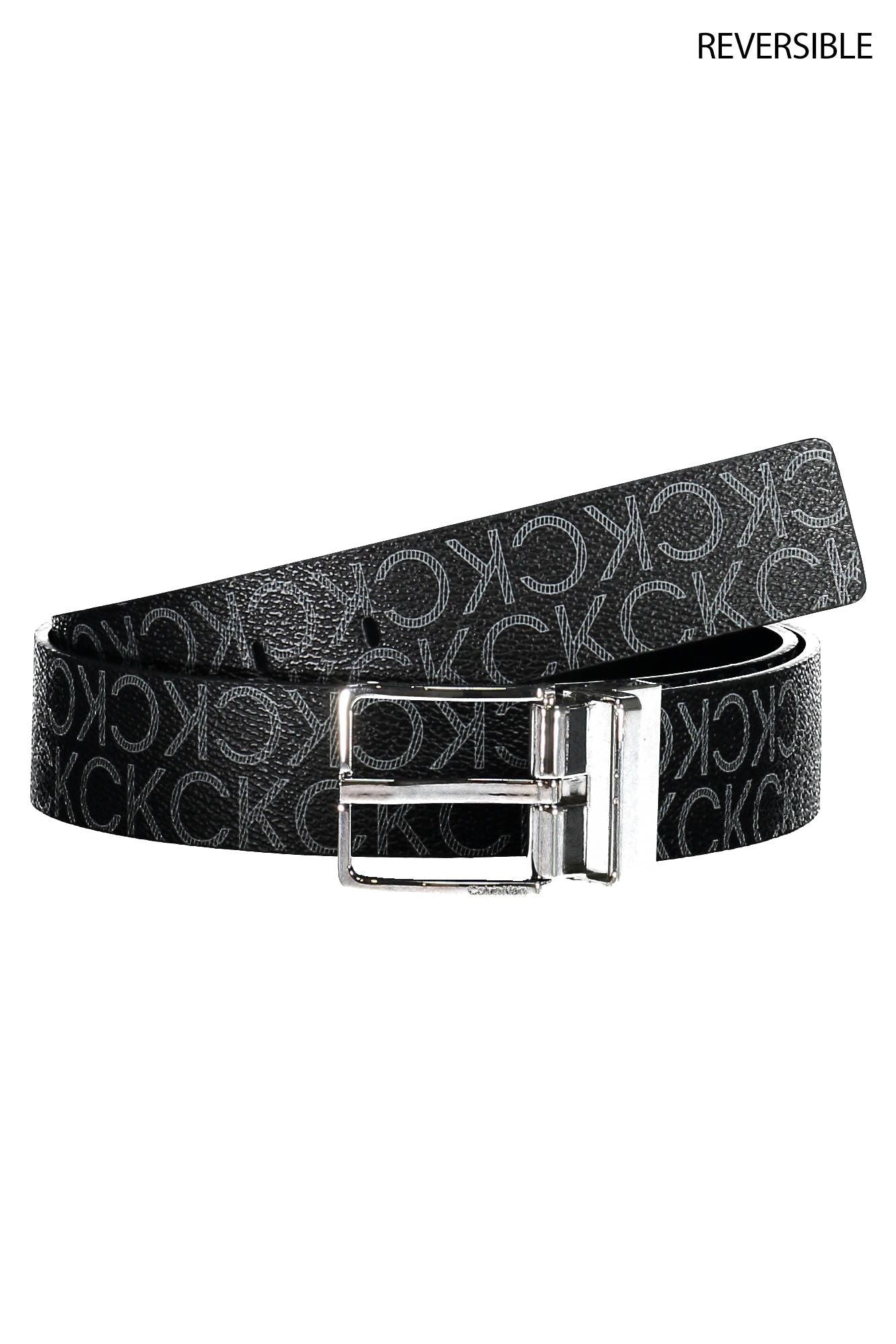 Calvin Klein Black Polyurethane Men Belt