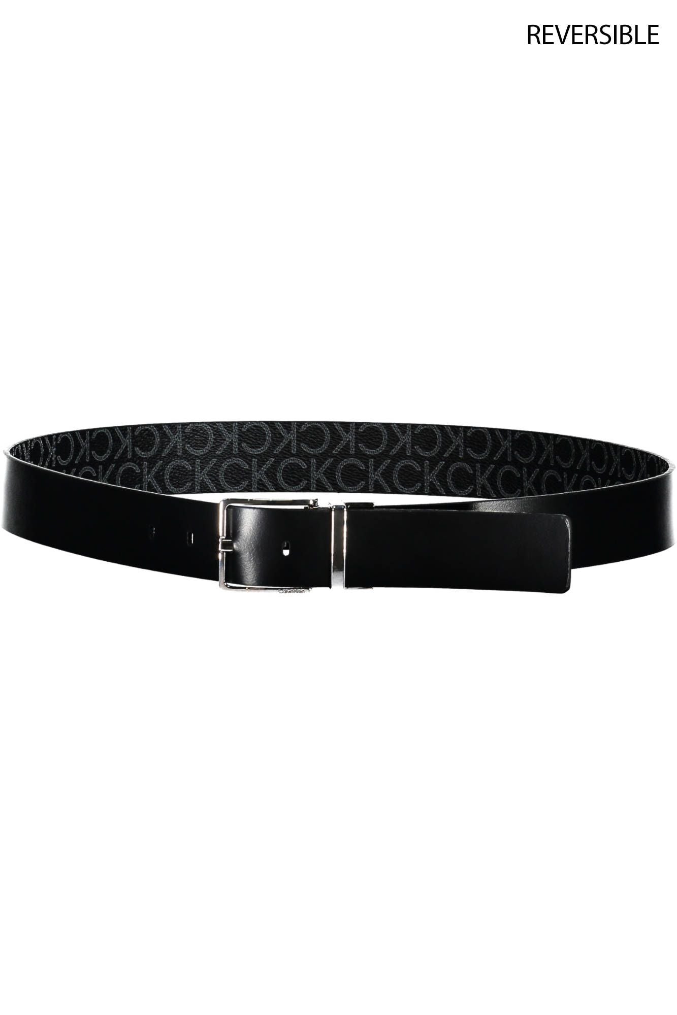 Calvin Klein Black Polyurethane Men Belt