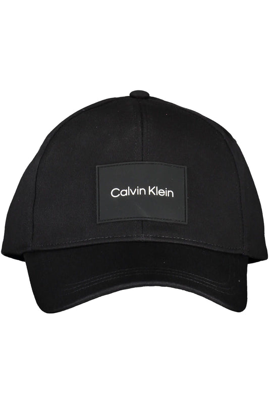 Calvin Klein Black Cotton Men Cap