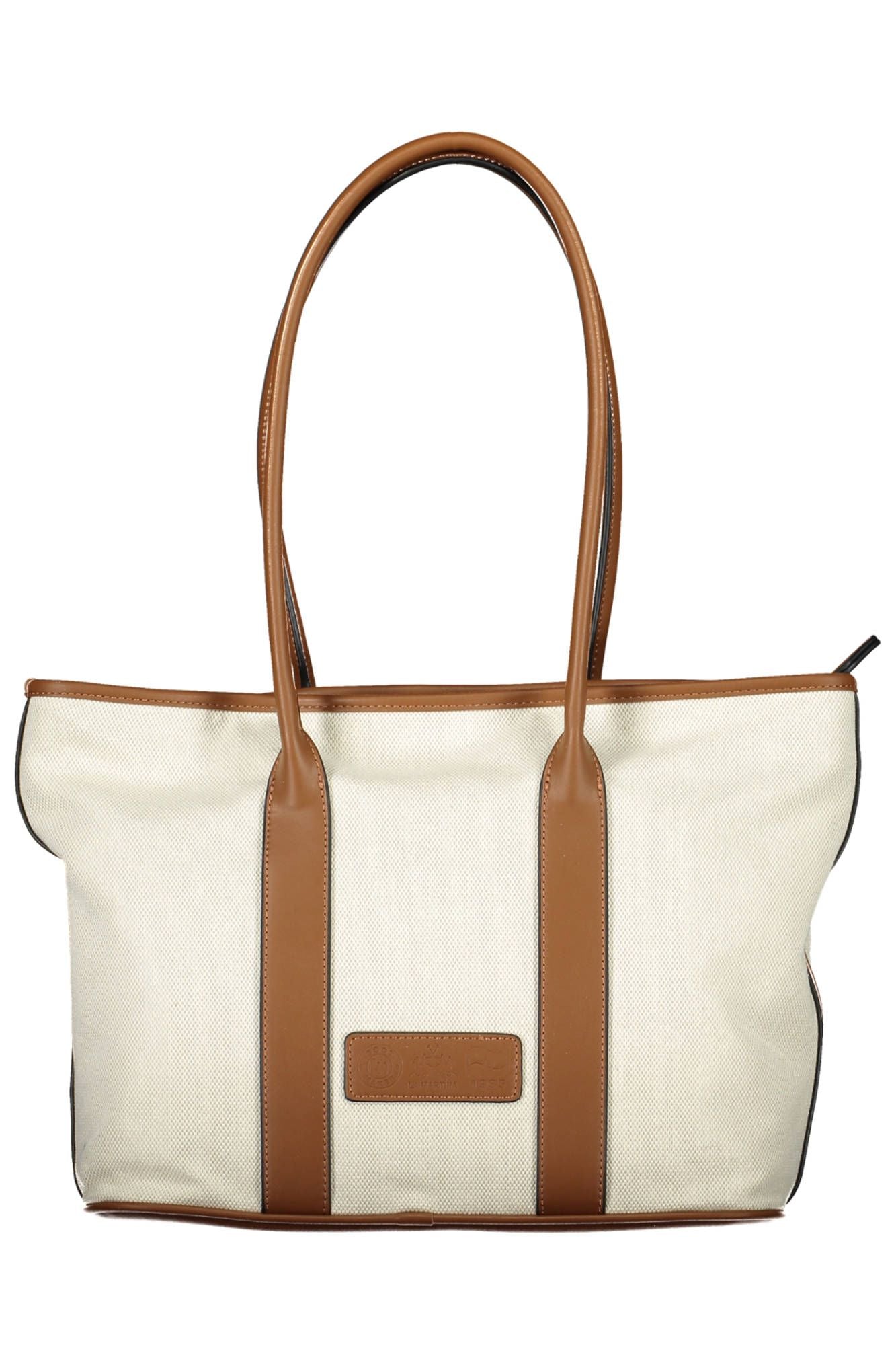 La Martina Beige Cotton Women Handbag