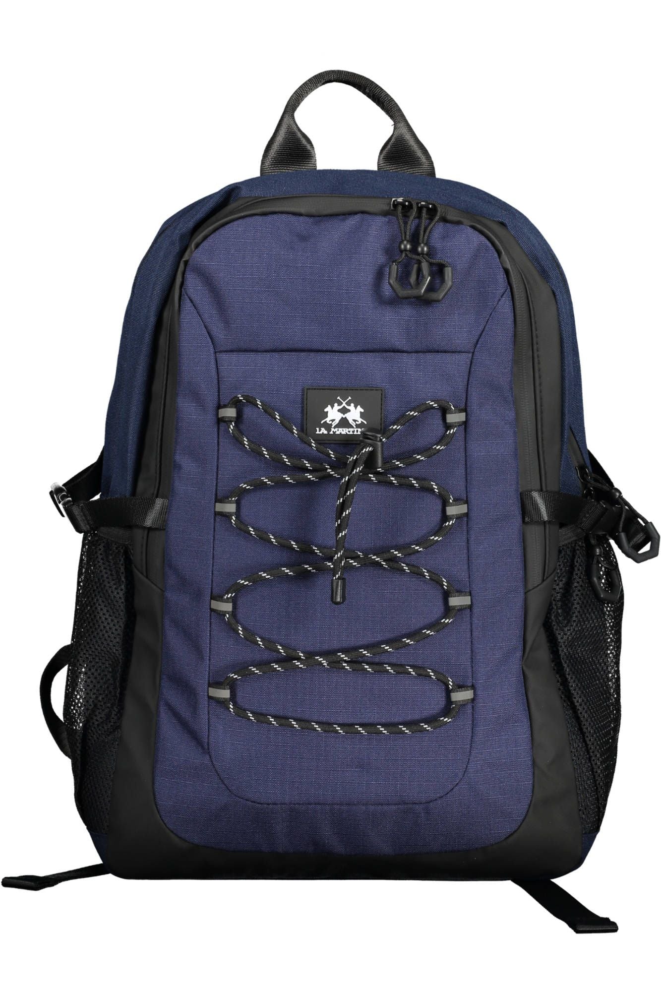 La Martina Blue Polyester Mens Backpack