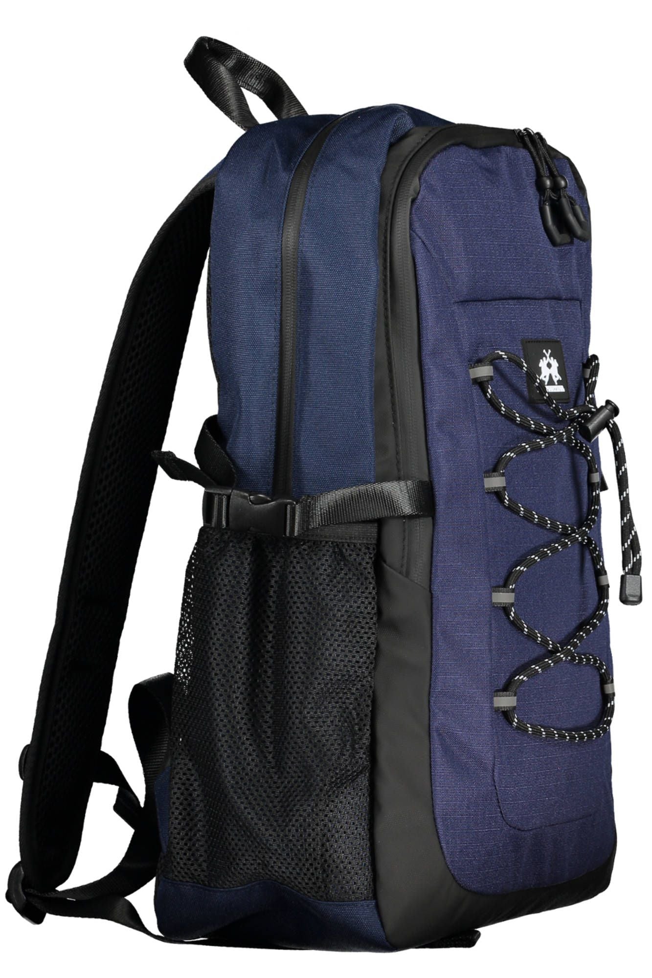 La Martina Blue Polyester Mens Backpack