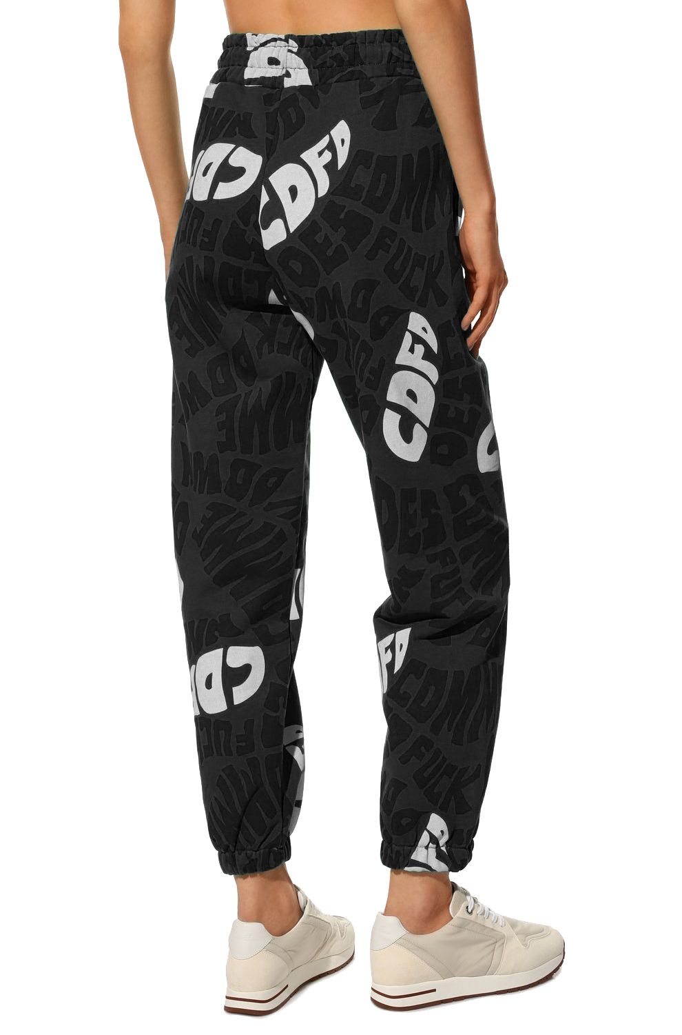 Comme Des Fuckdown Chic Logo-Print Cotton Sweatpants