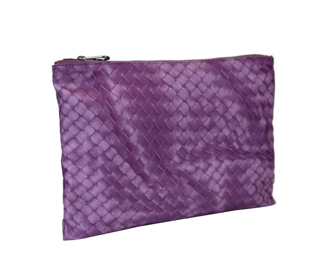 Bottega Veneta Women's Medium Purple Pouch Cosmetic Bag