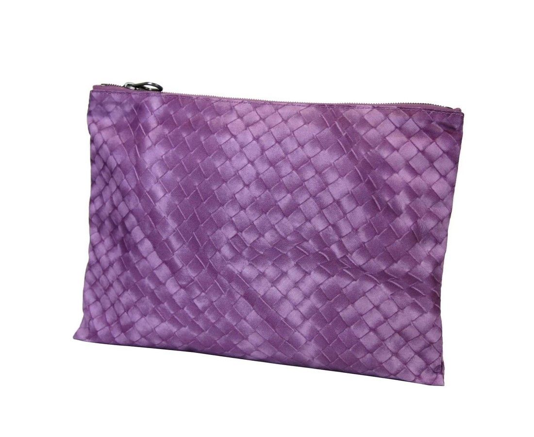 Bottega Veneta Women's Medium Purple Pouch Cosmetic Bag