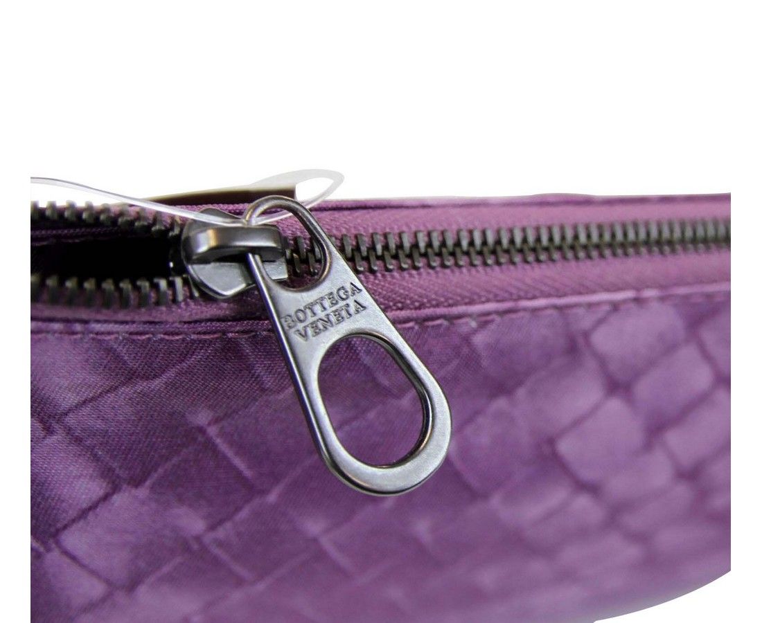 Bottega Veneta Women's Medium Purple Pouch Cosmetic Bag