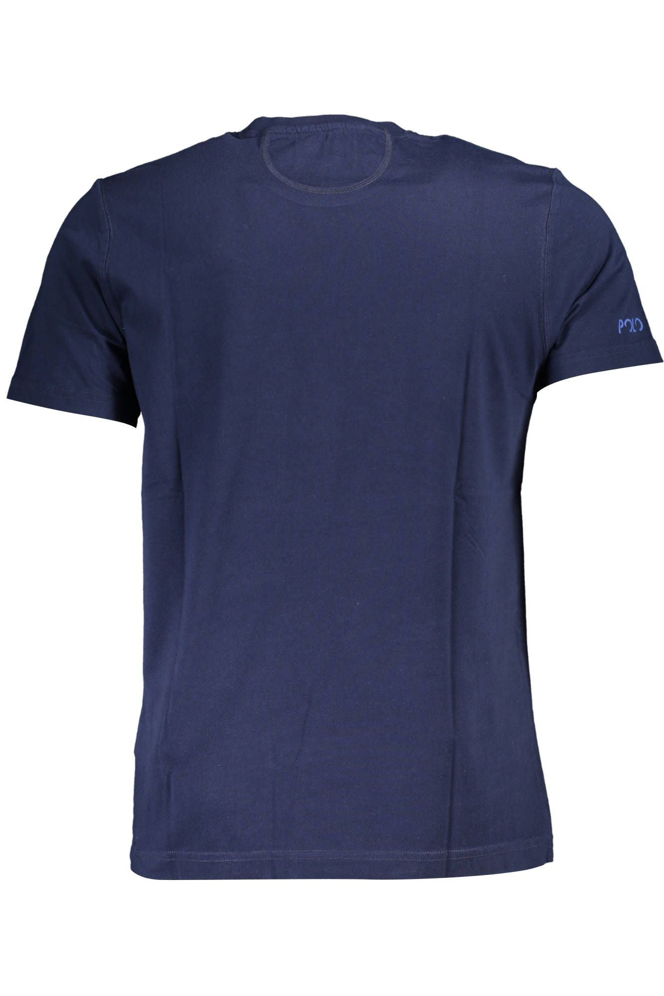 La Martina Blue Cotton Men T-Shirt