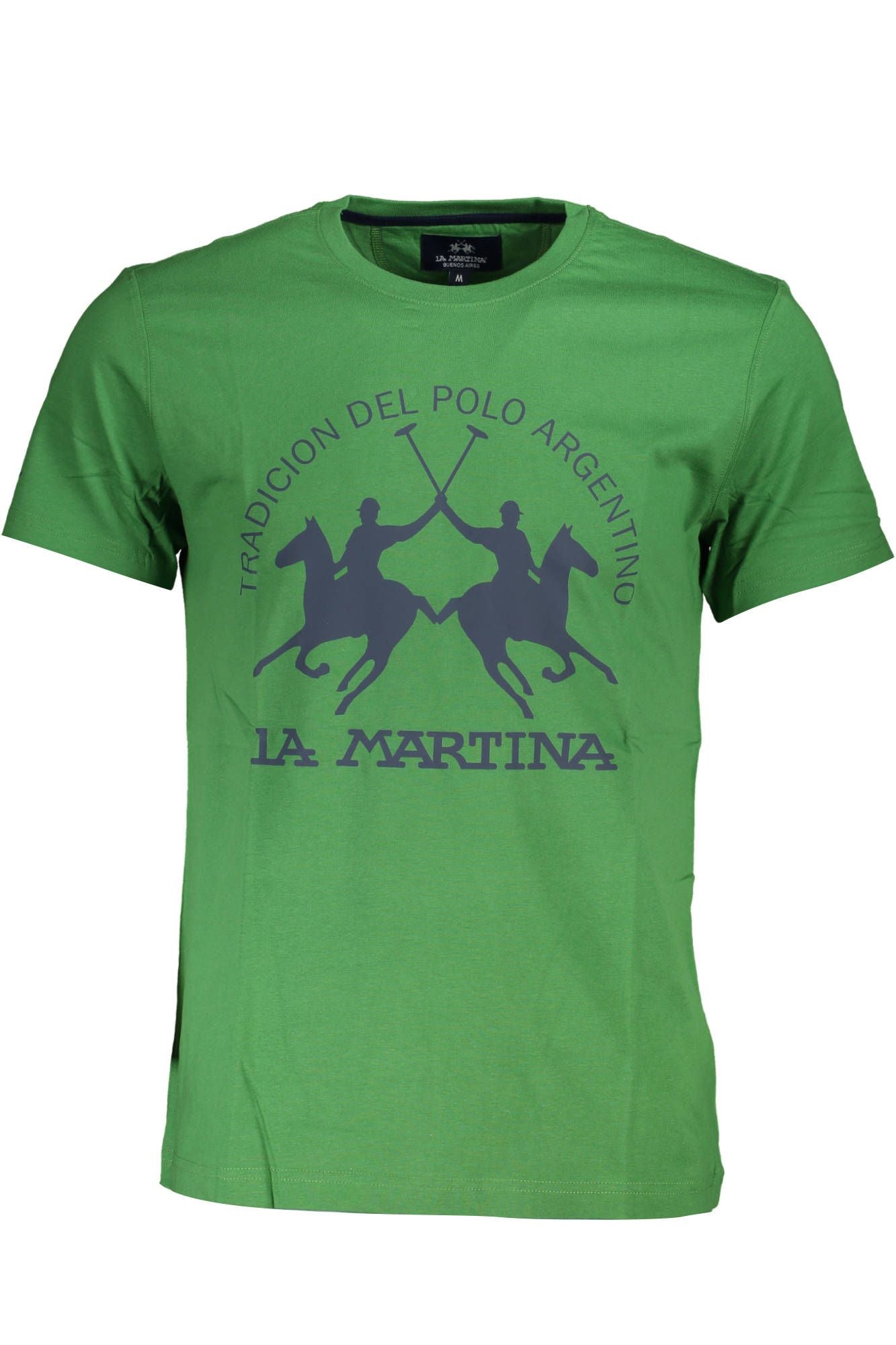 La Martina Green Cotton Men T-Shirt