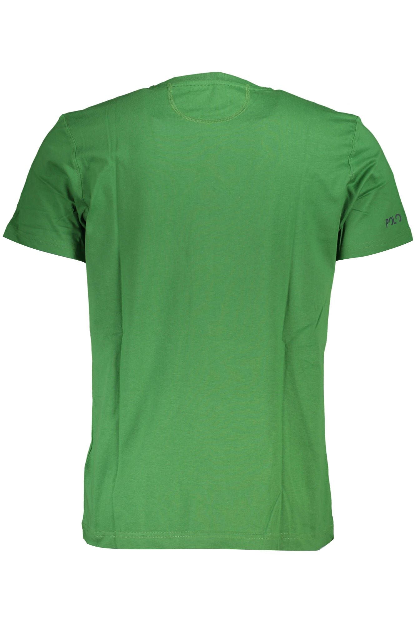 La Martina Green Cotton Men T-Shirt