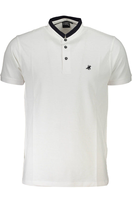 U.S. Grand Polo White Cotton Men T-Shirt