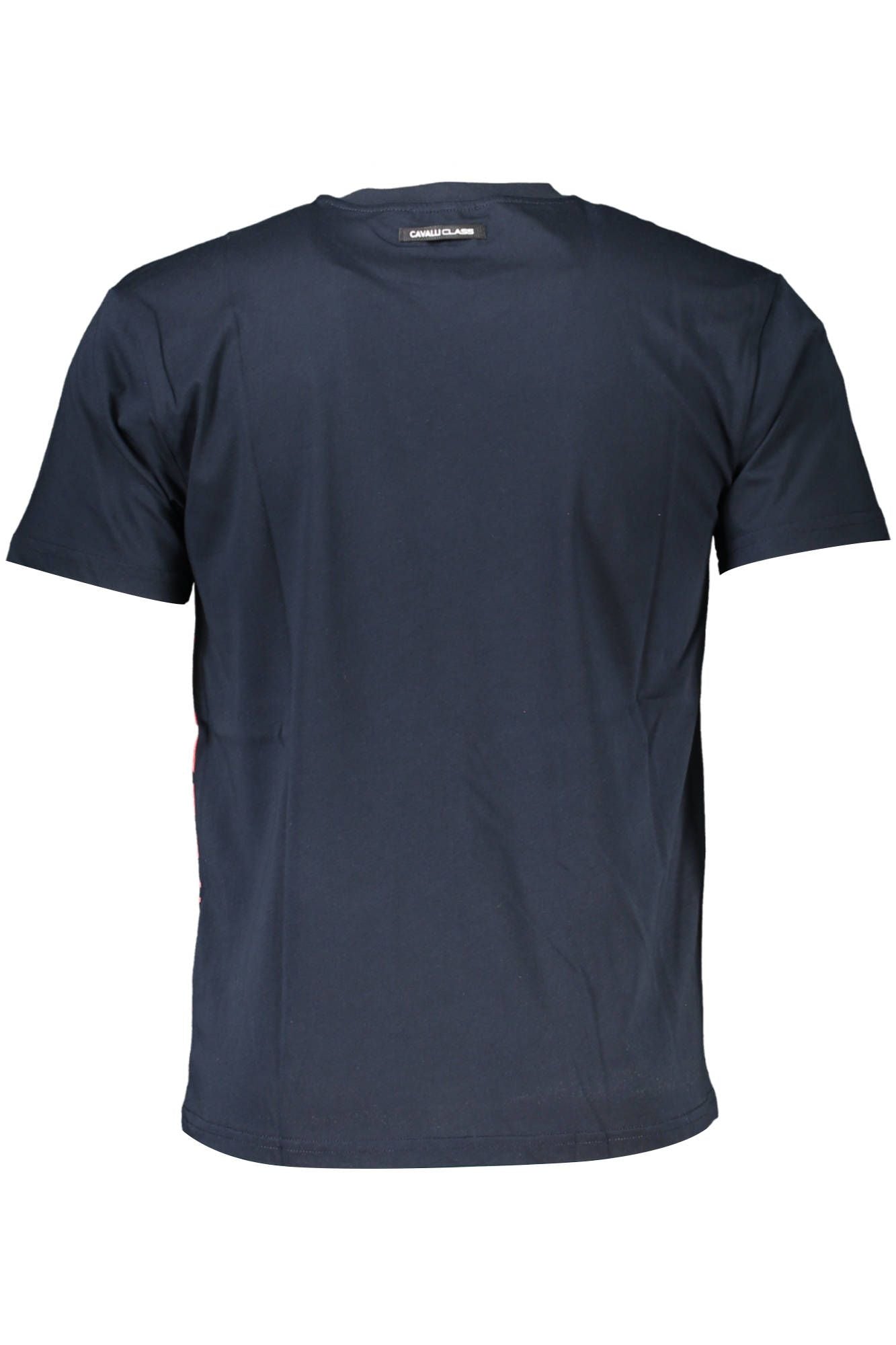 Cavalli Class Blue Cotton Men T-Shirt