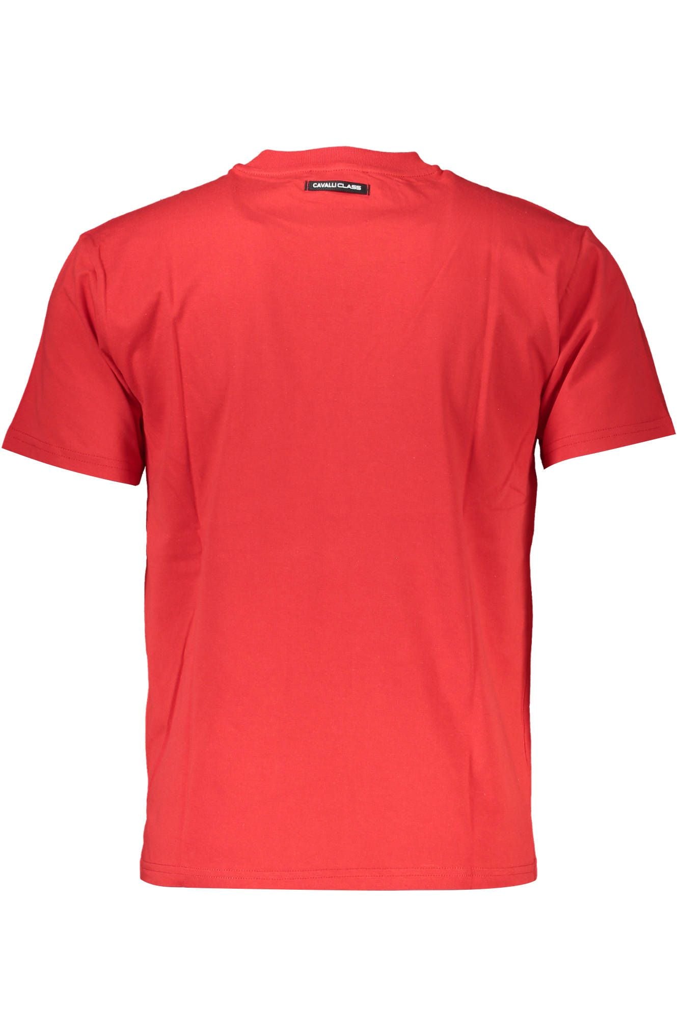 Cavalli Class Red Cotton Men T-Shirt