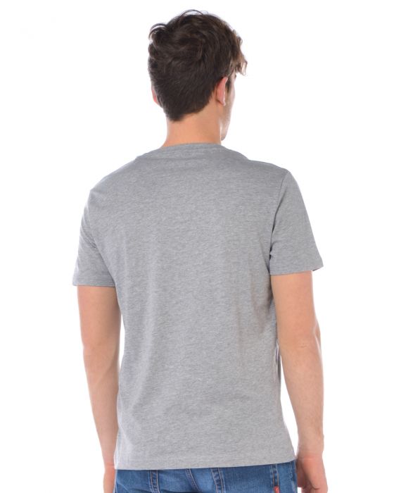 Fred Mello Essential Grey Melange Cotton Tee