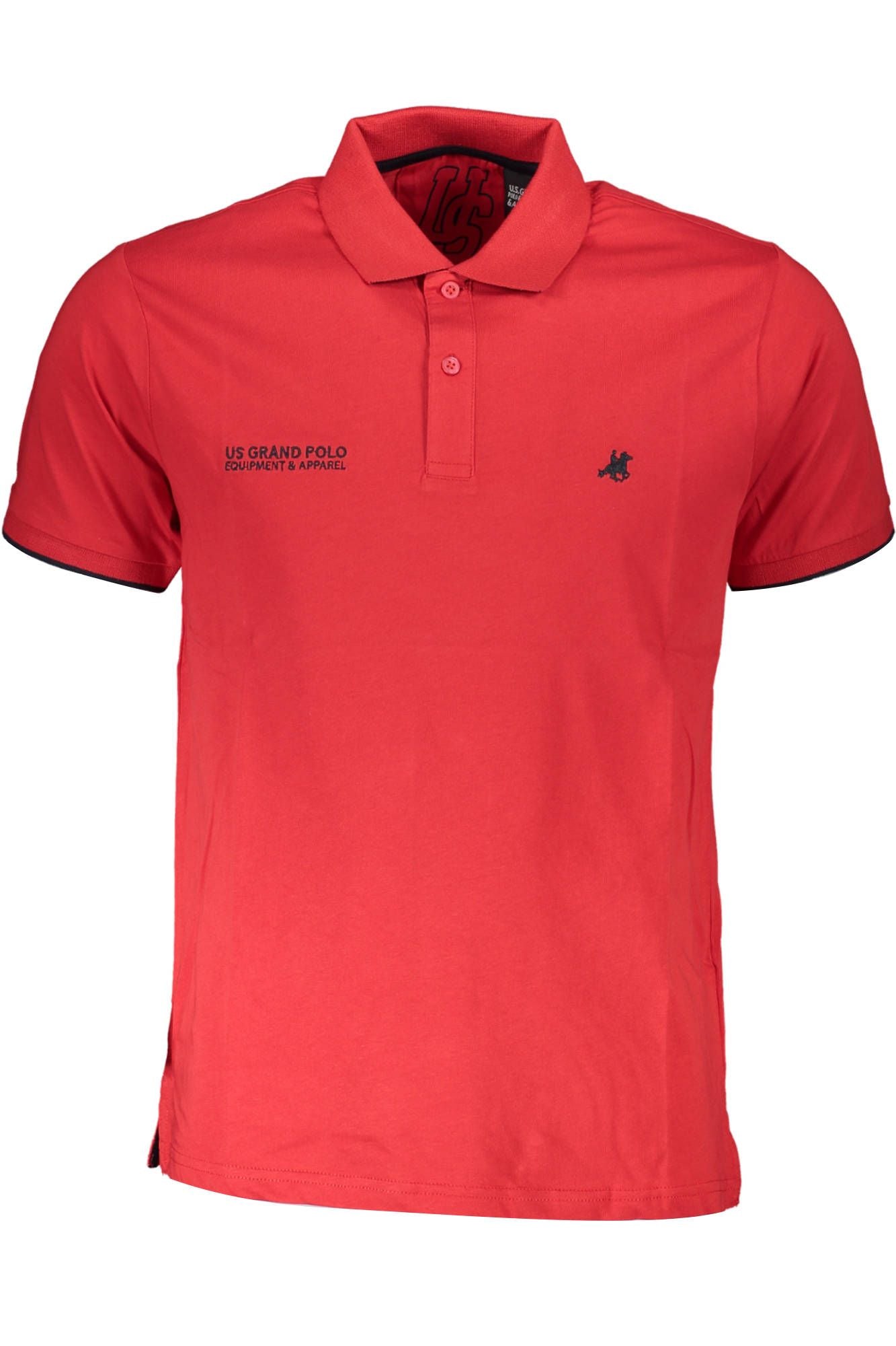 U.S. Grand Polo Red Cotton Men Polo Shirt