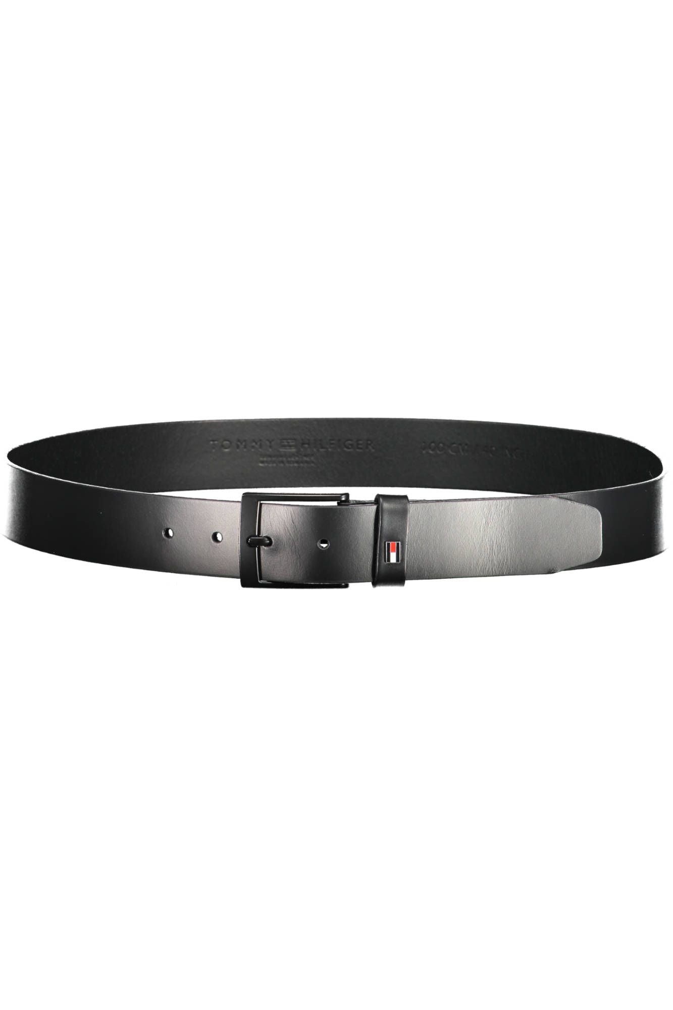 Tommy Hilfiger "Black Leather Men Belt"