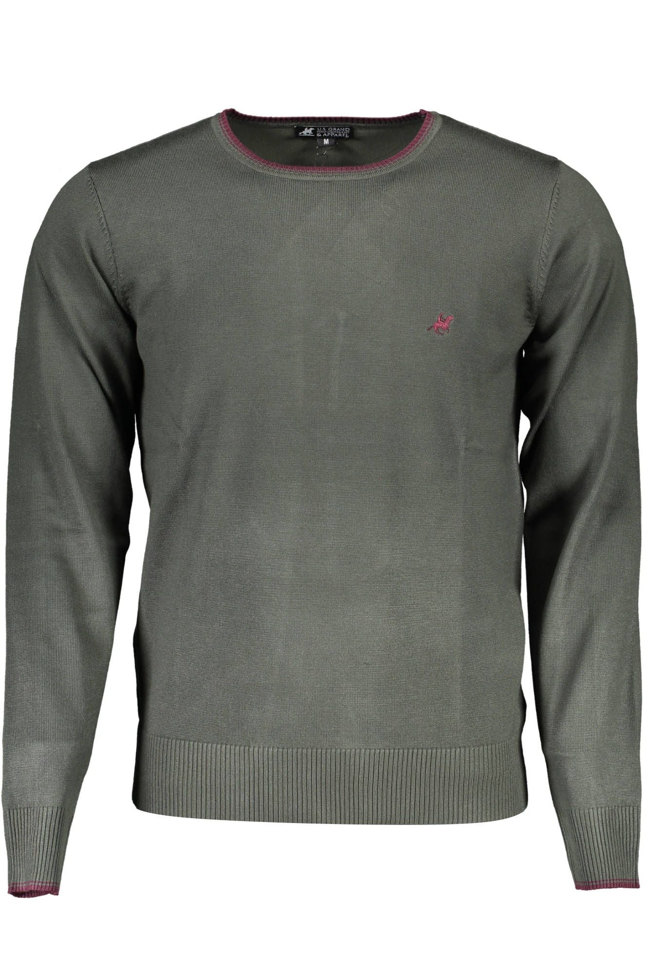 U.S. Grand Polo Green Nylon Men Sweater