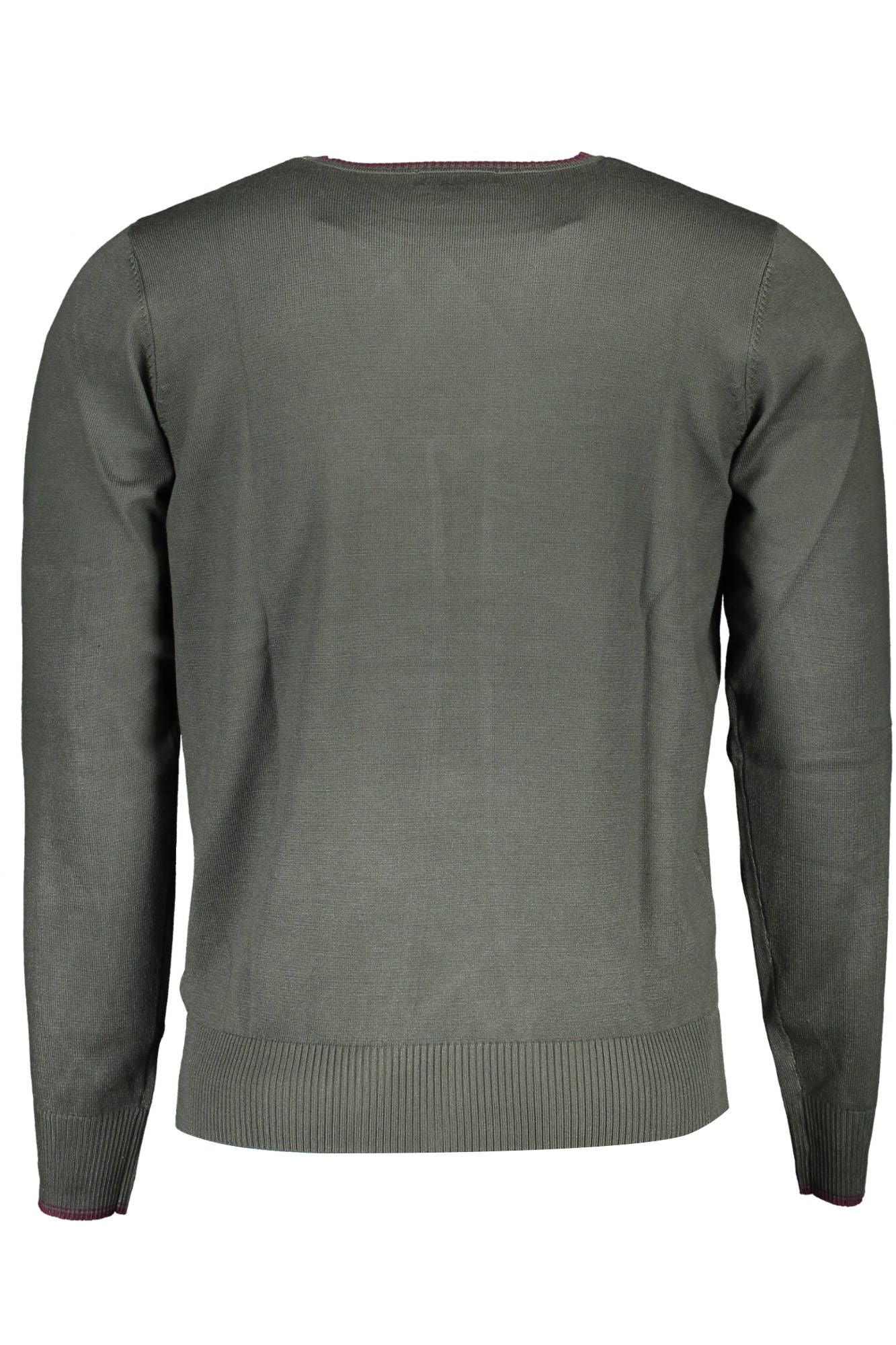 U.S. Grand Polo Green Nylon Men Sweater