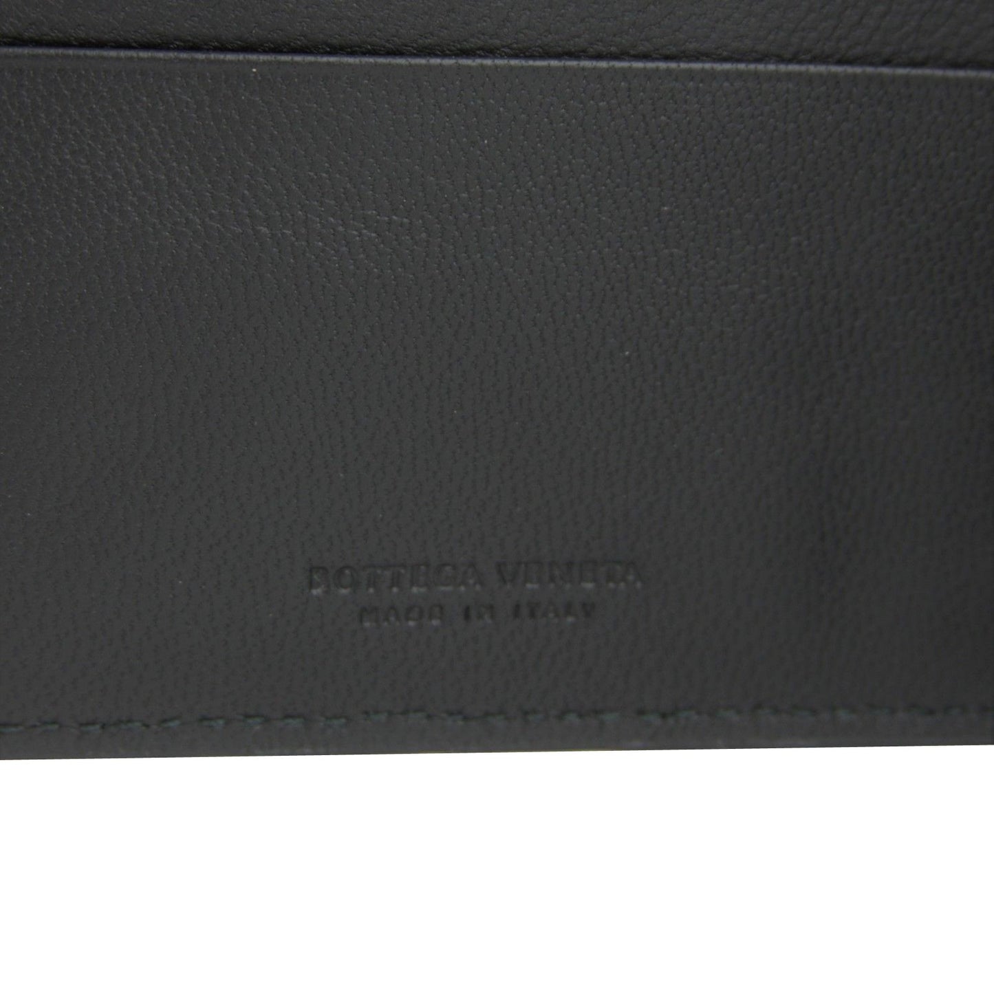 Bottega Veneta Men's Intercciaco Black Leather Intercciaco Woven Wallet