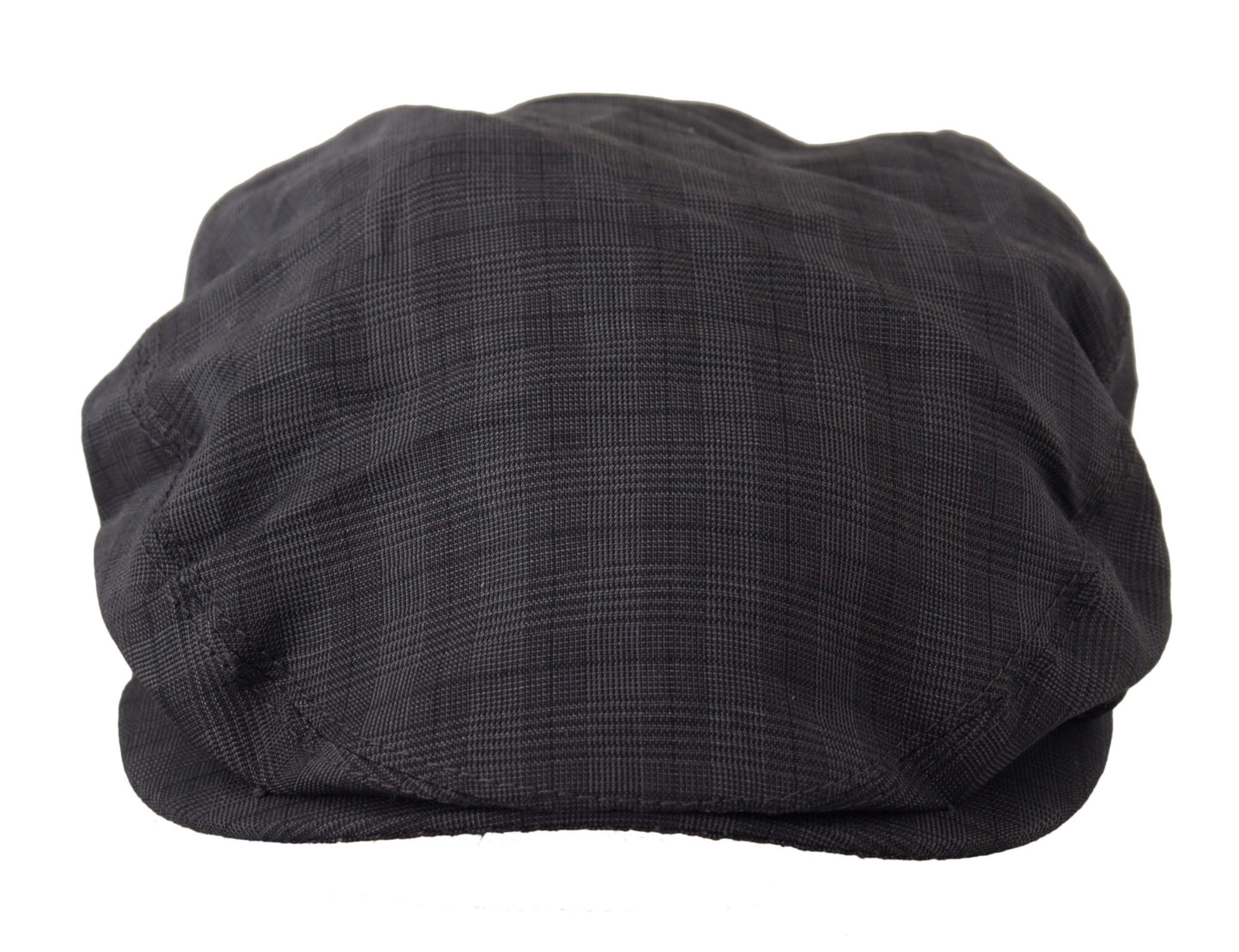 Dolce & Gabbana Chic Newsboy Cap in Gray Linen Blend