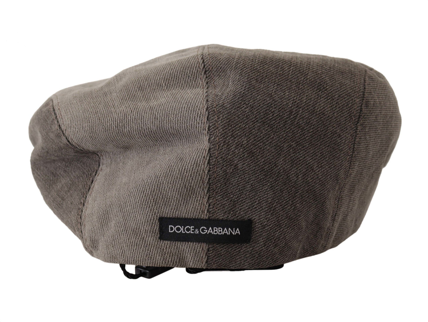 Dolce & Gabbana Chic Gray Newsboy Hat