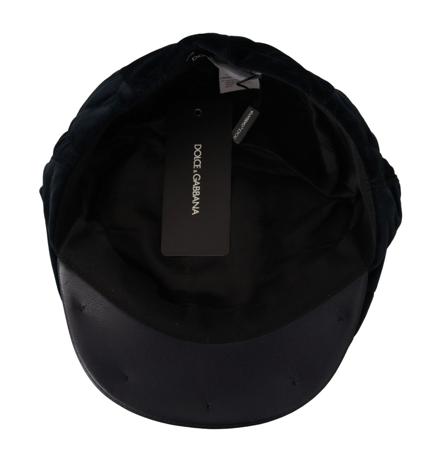 Dolce & Gabbana Elegant Navy Newsboy Cap