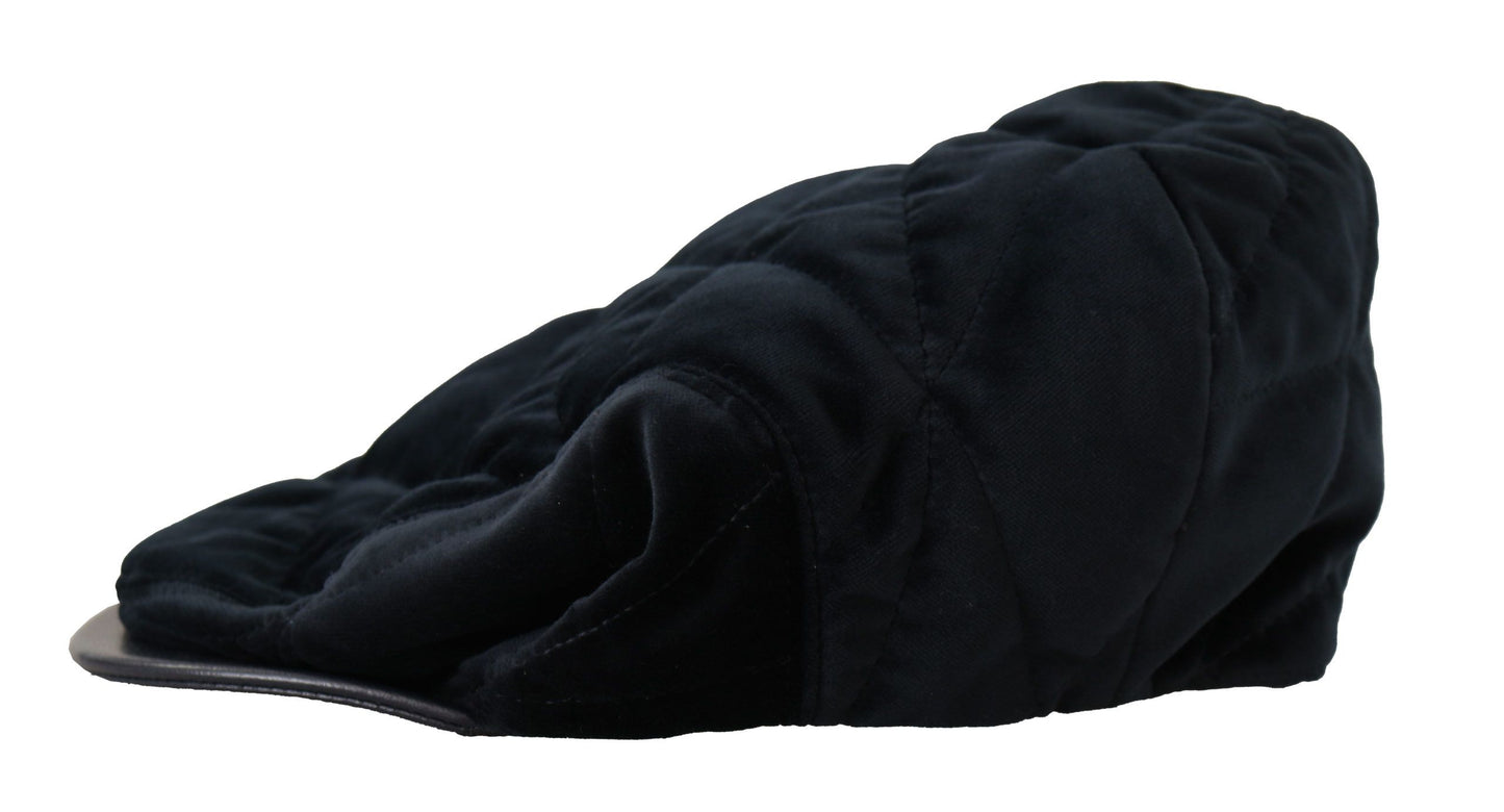 Dolce & Gabbana Elegant Navy Newsboy Cap