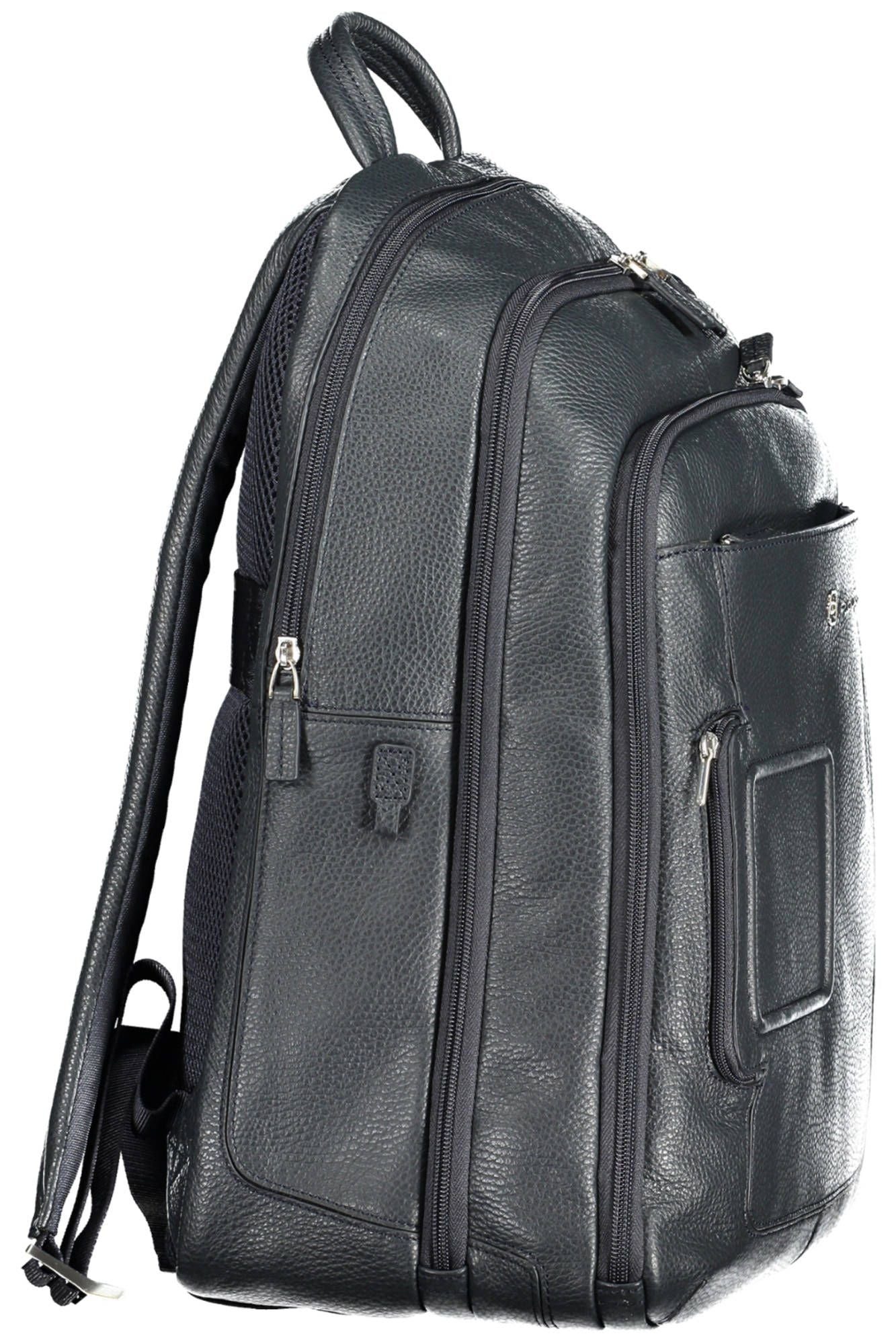 Piquadro Blue Leather Men Backpack